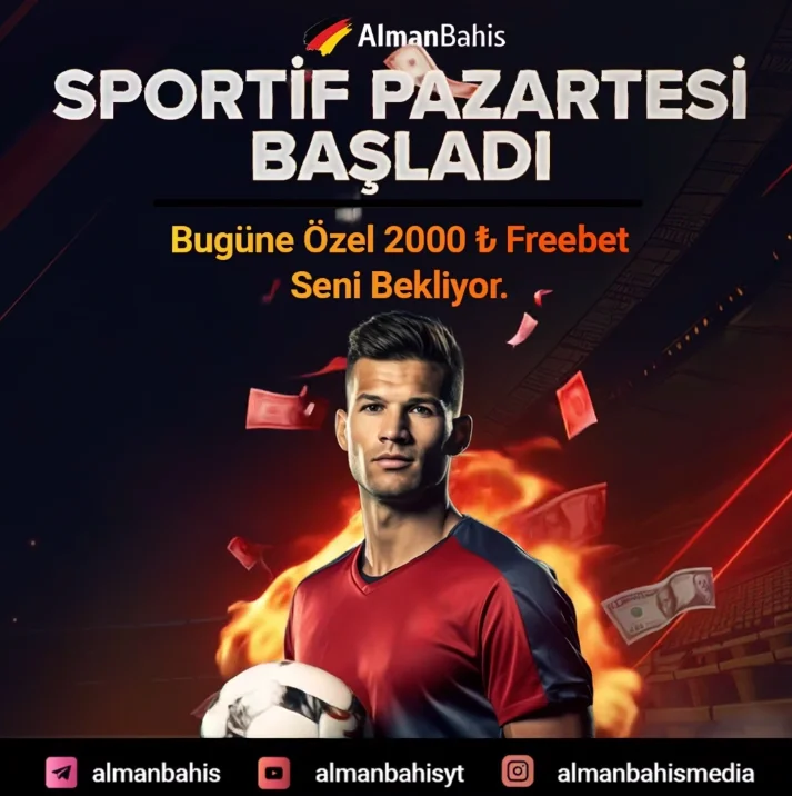 Almanbahis Sportif Pazartesi